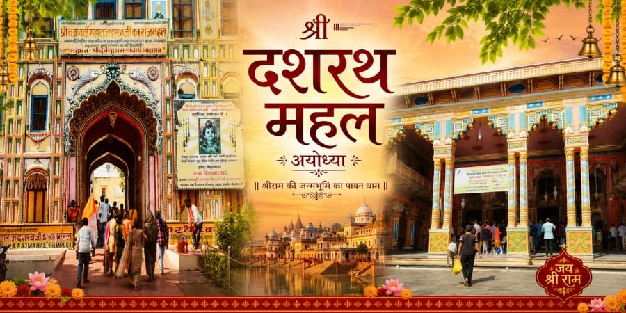 Dashrath Mahal temple, Ayodhya — the royal palace of King Dashrath, father of Lord Ram