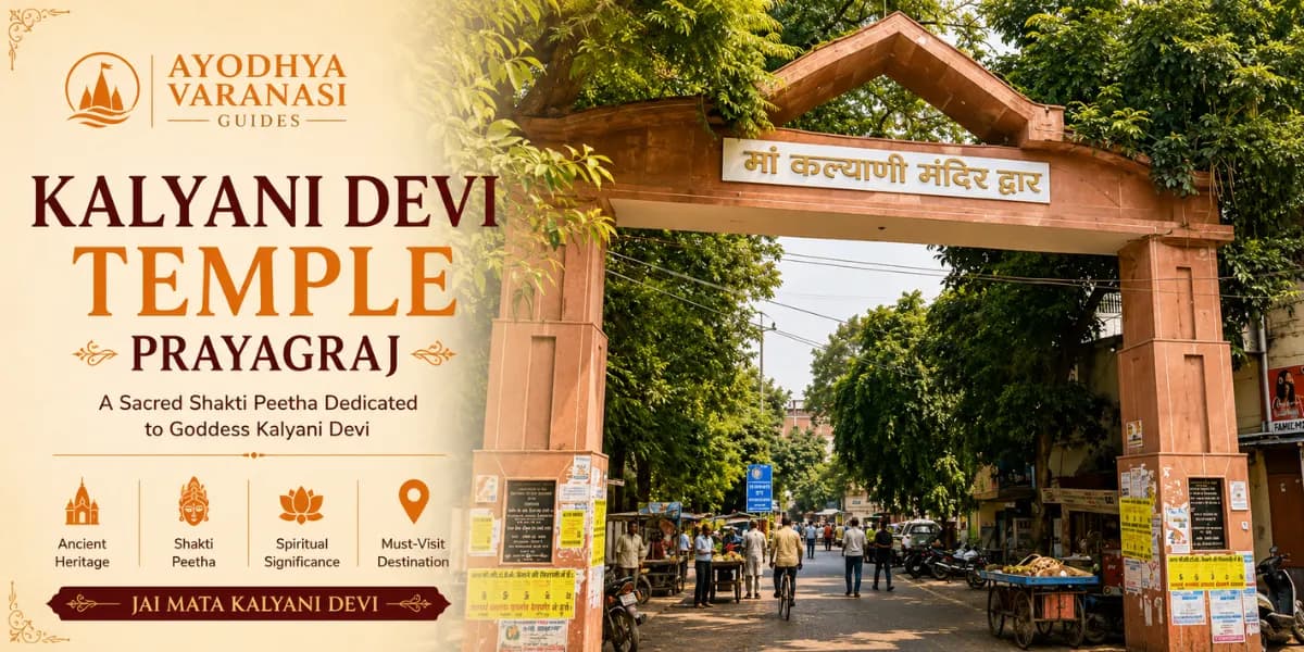 Kalyani Devi Temple, Prayagraj — the Shakti Peeth where three fingers of Goddess Sati are believed to have fallen