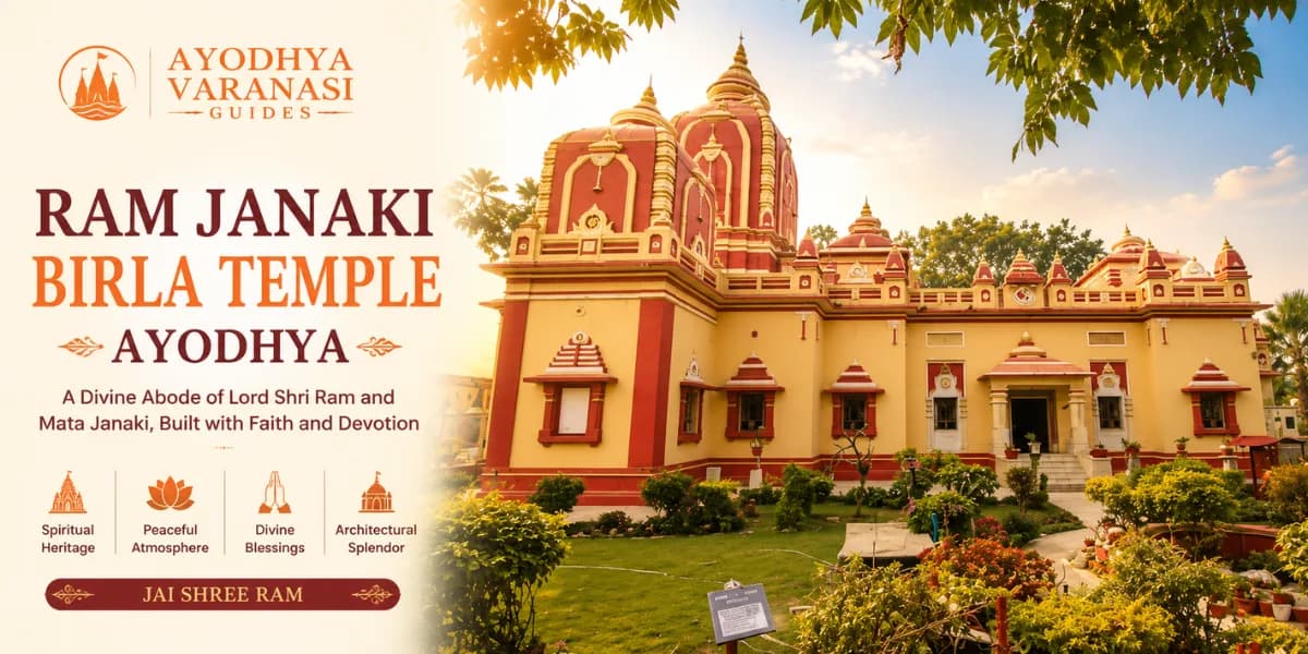 Shri Ram Janaki Birla Temple, Ayodhya — the white marble temple built by the Birla family in 1984