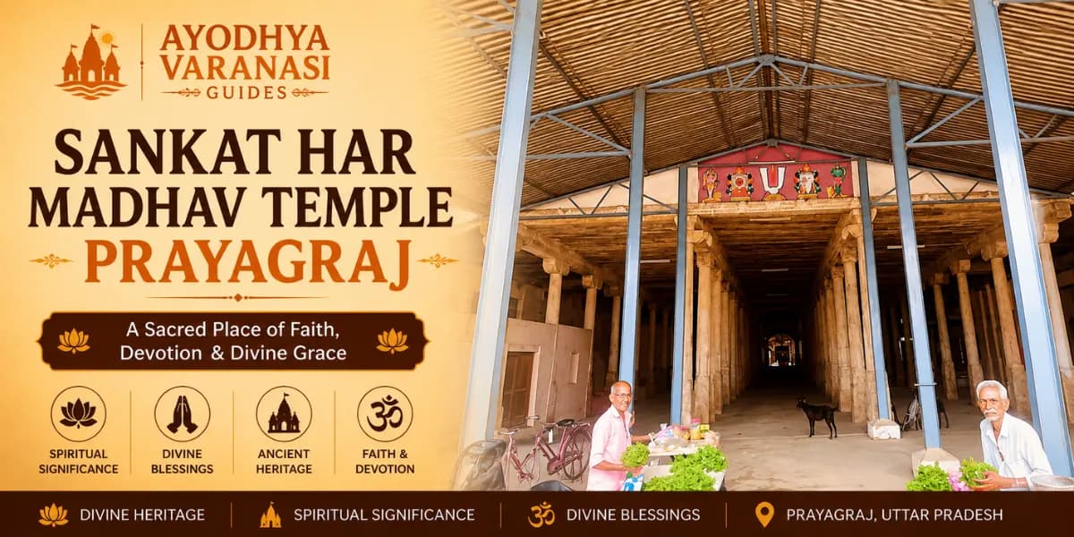 Sankat Har Madhav Temple, Jhunsi, Prayagraj — one of the twelve Dwadash Madhav temples of Prayag
