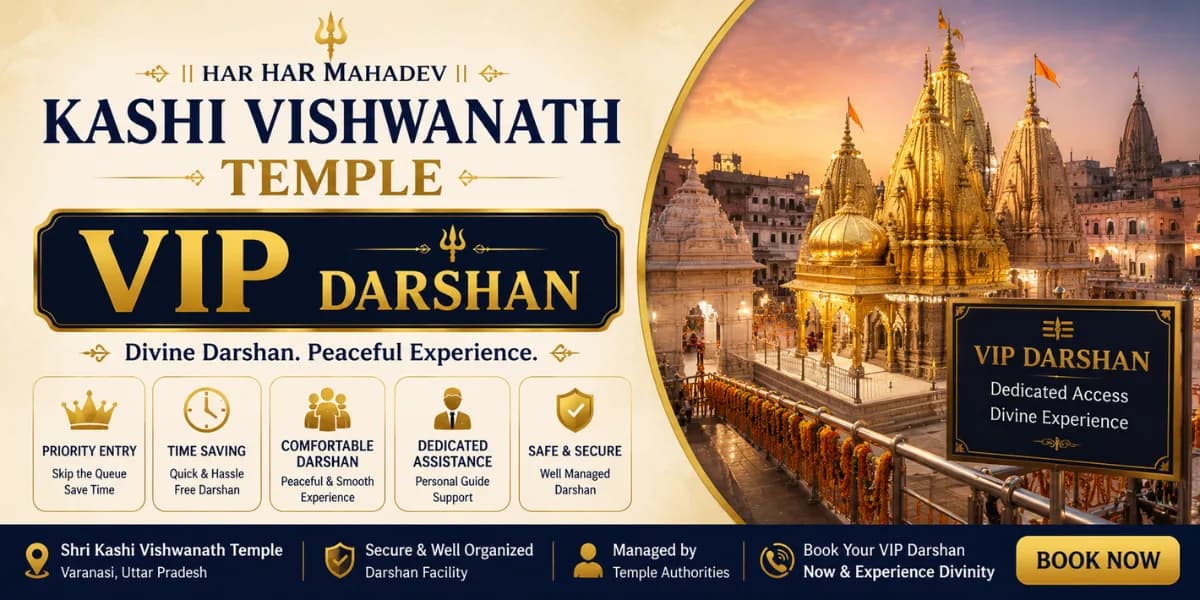 Varanasi tour guide services for Kashi Vishwanath darshan and Ganga Aarti