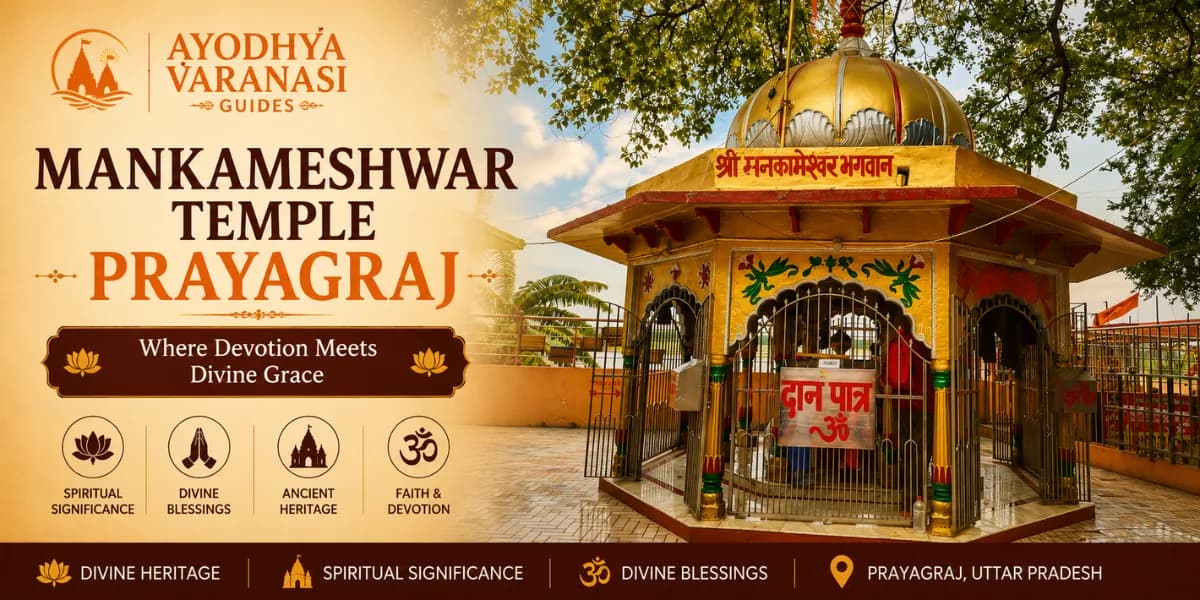 Mankameshwar Temple, Prayagraj — the ancient Shiva temple on the bank of the Yamuna near Saraswati Ghat