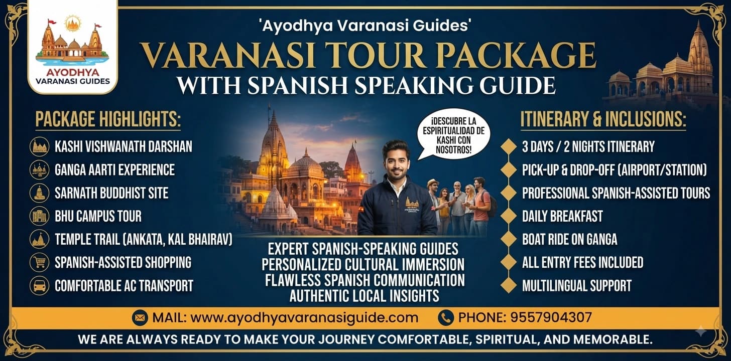 Varanasi Tour Package with Spanish Speaking Guide