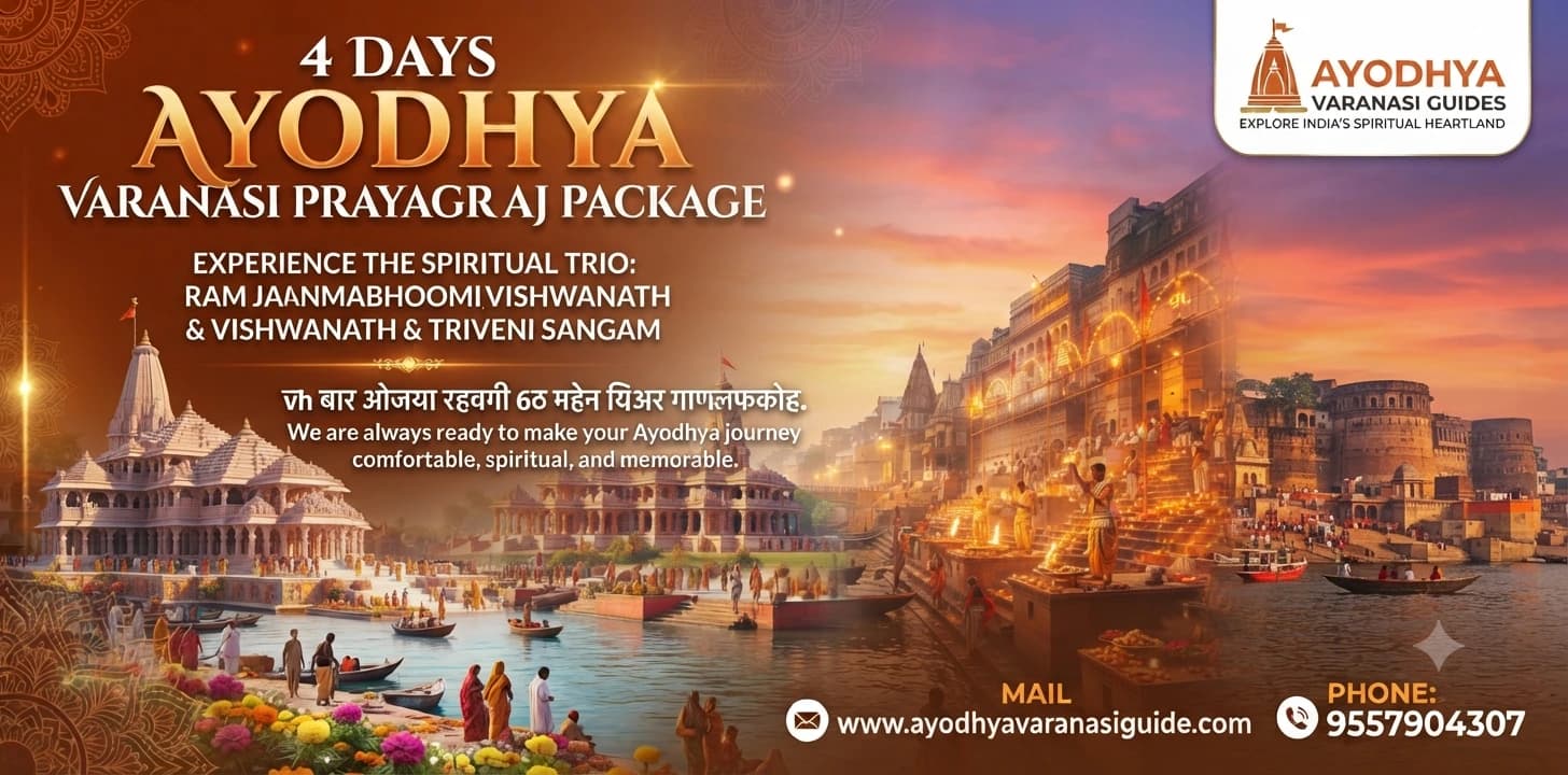 4 days ayodhya Varanasi Prayagraj tour package