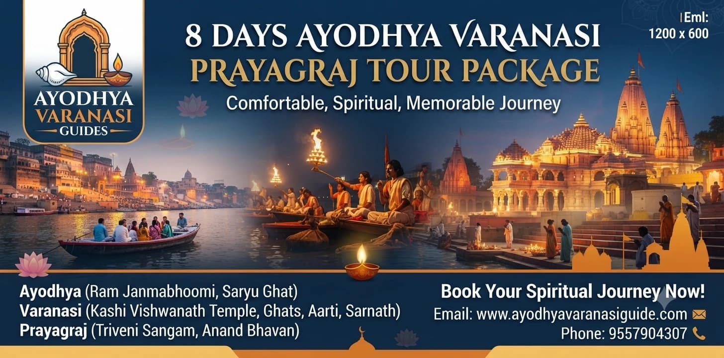 8 days Ayodhya Varanasi Prayagraj Tour Package