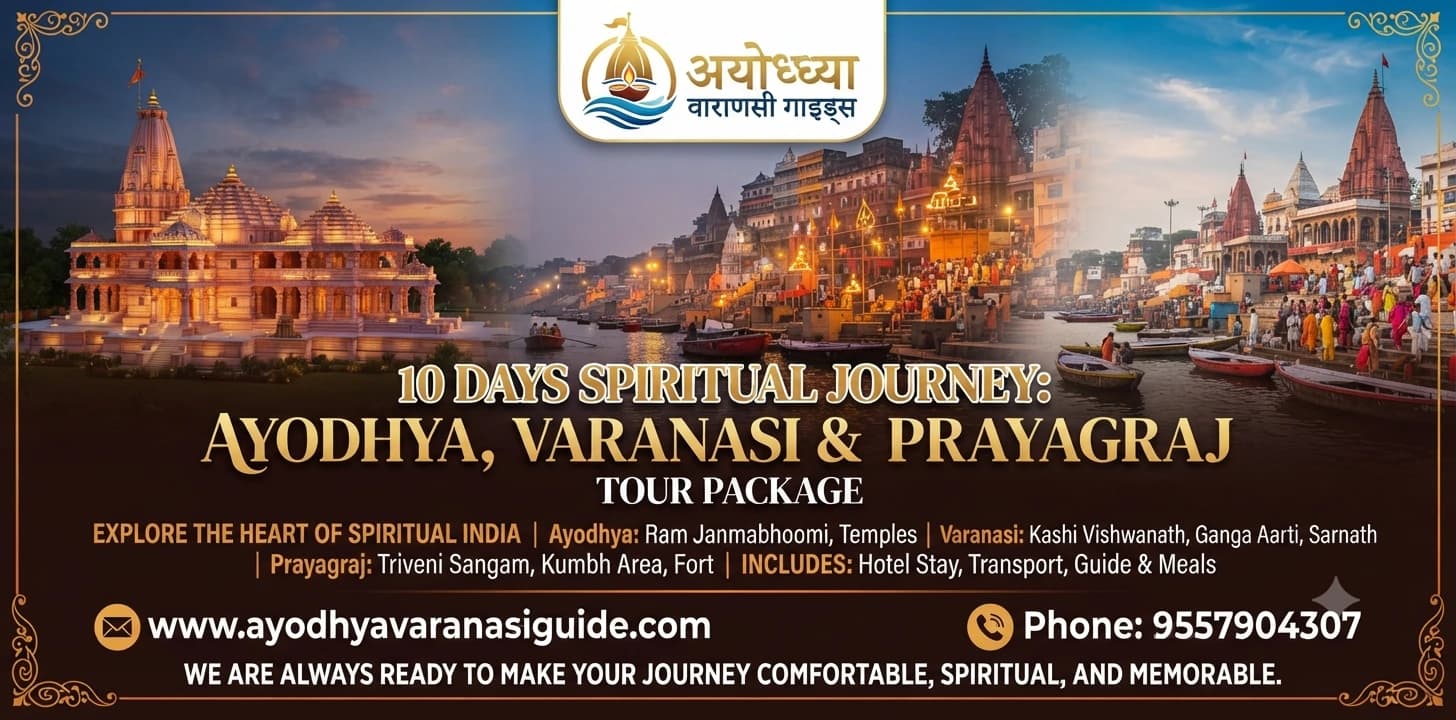 10 days Ayodhya Varanasi Prayagraj Tour Package