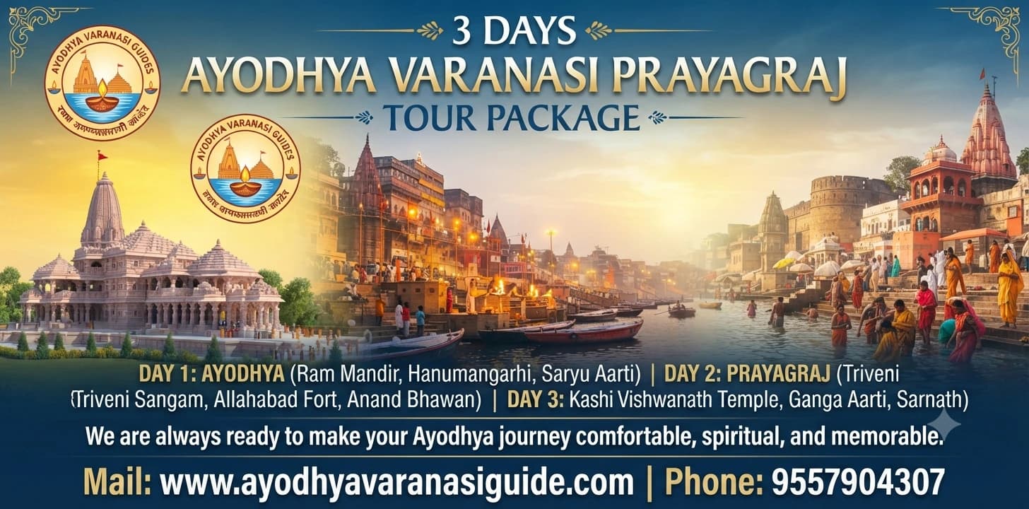 3 Days Ayodhya Varanasi Prayagraj Tour Package