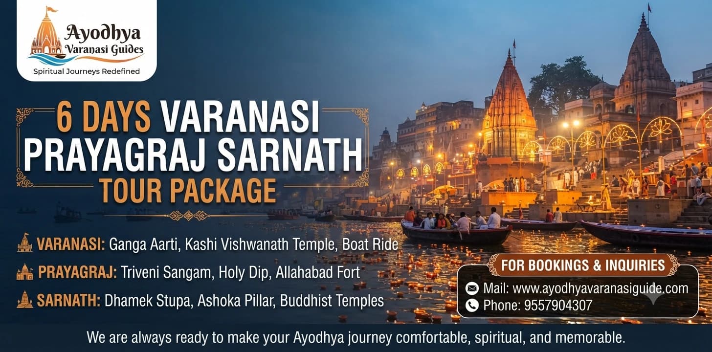 6 days Varanasi Prayagraj Sarnath Tour Package