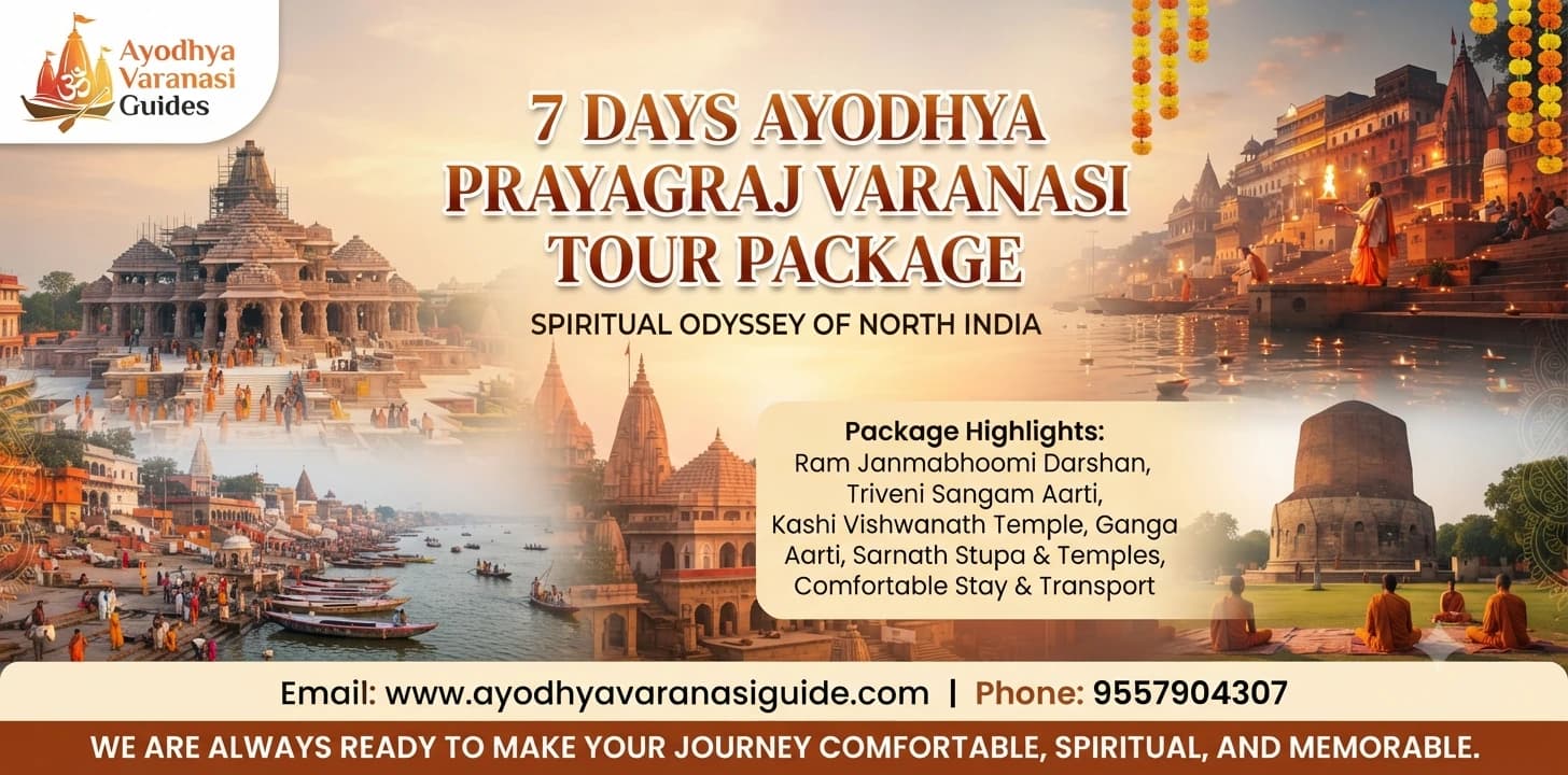 7 Days Ayodhya Prayagraj Varanasi Sarnath Tour Package