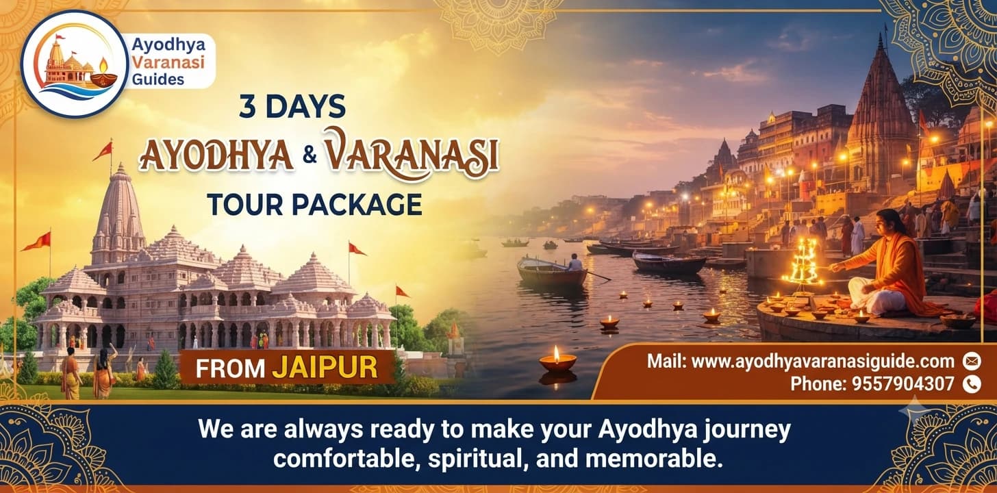 3 days Ayodhya and Varanasi Tour Package from Jaipur