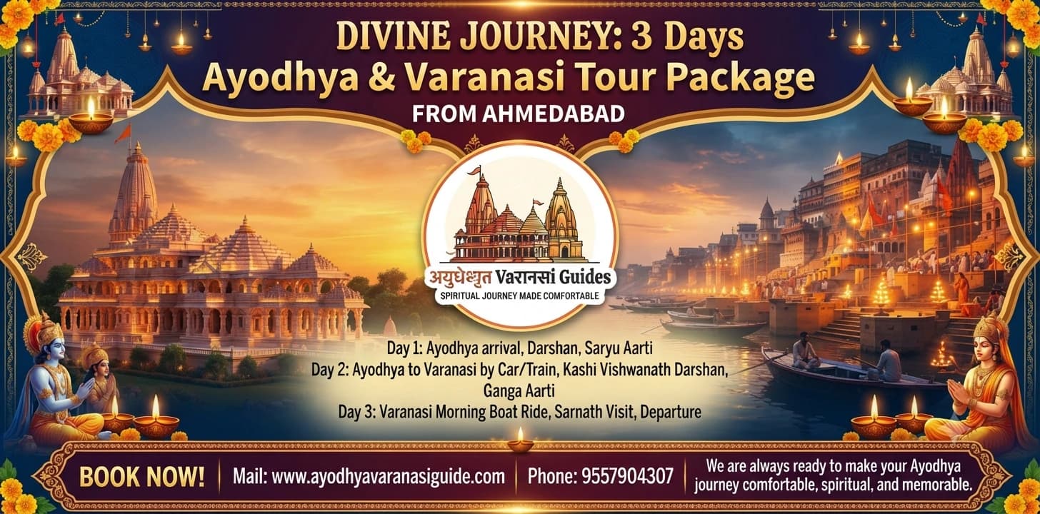 3 Days Ayodhya Varanasi Tour Package from Ahmedabad