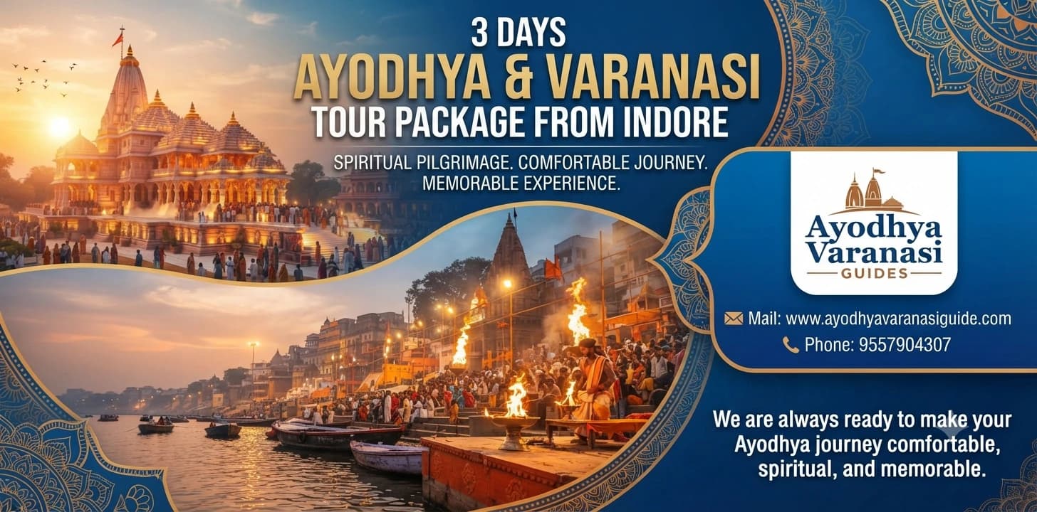 3 days Ayodhya Varanasi Tour Package from indore