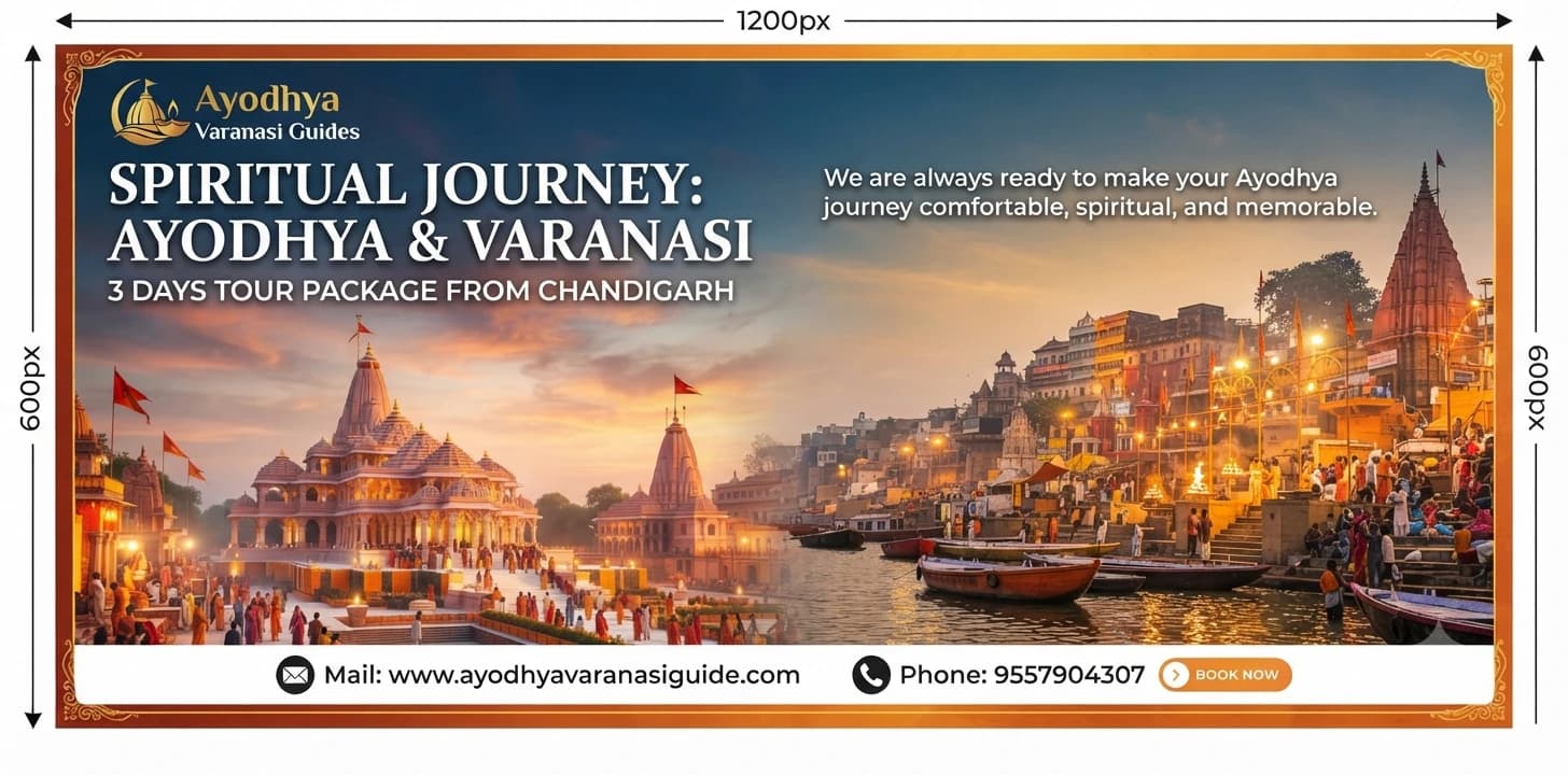 3 Days Ayodhya Varanasi Tour Package from Chandigarh