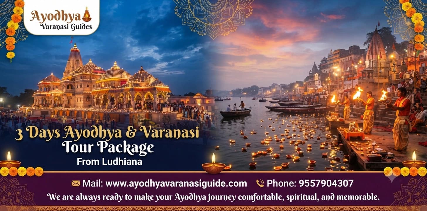 3 days Ayodhya Varanasi Tour Package from Ludhiana