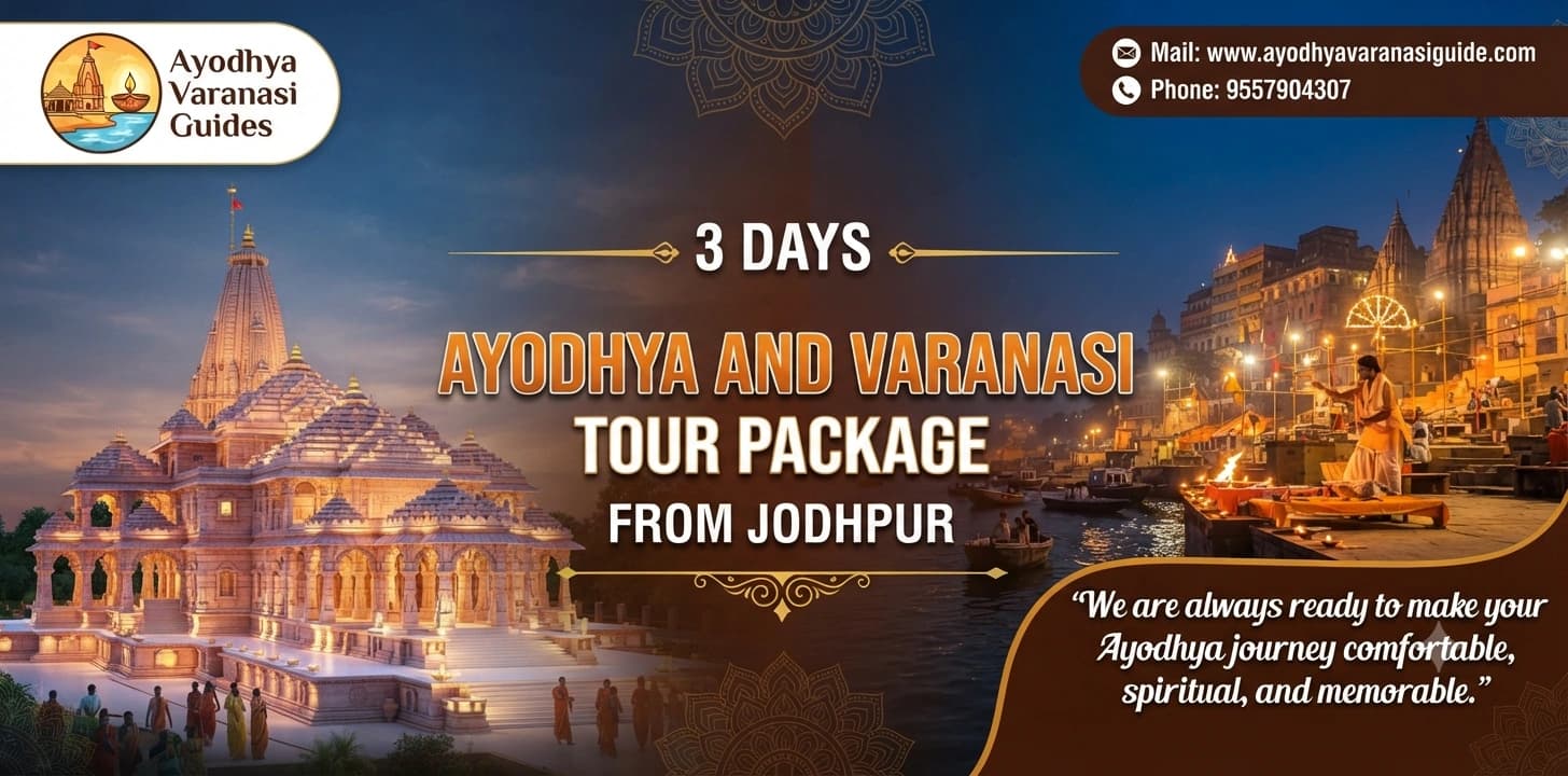 3 Days Ayodhya Varanasi Tour Package from Jodhpur
