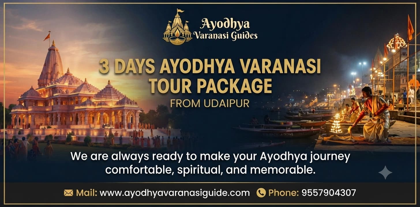 3 Days Ayodhya Varanasi Tour Package from Udaipur