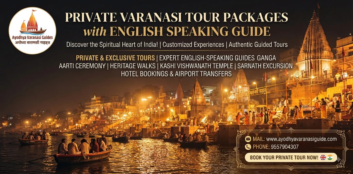 Private Varanasi Tour packages with English speaking guide